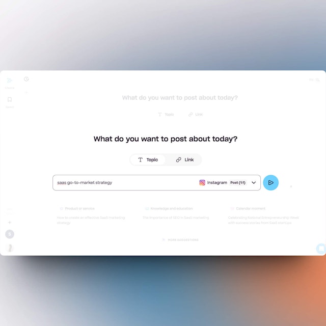Generate Endless Social Media Post Ideas from a Description